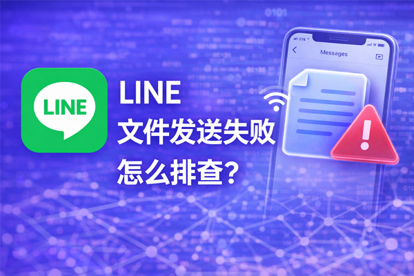LINE 檔案傳送失敗怎麼排查？