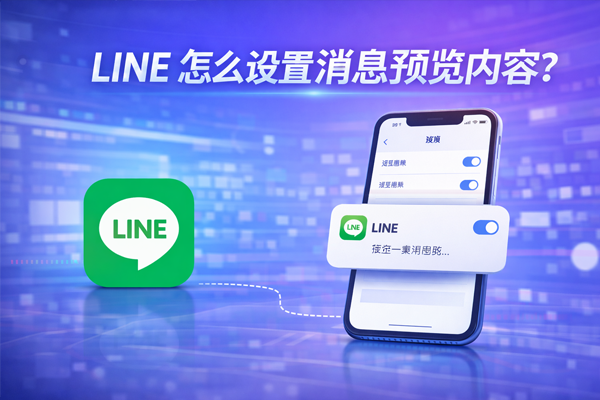 LINE 怎麼設定訊息預覽內容？
