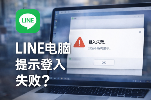 LINE 電腦版提示登入失敗？