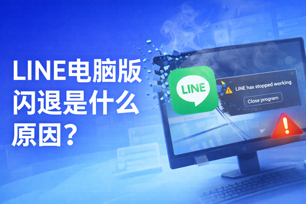 LINE電腦版閃退是什麼原因？
