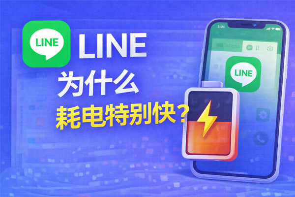 LINE為什麼耗電特別快？